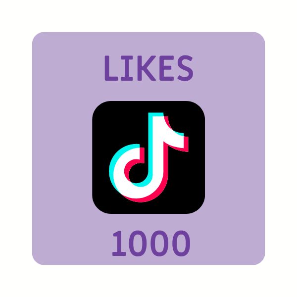 1000 likes tiktok de haute qualité